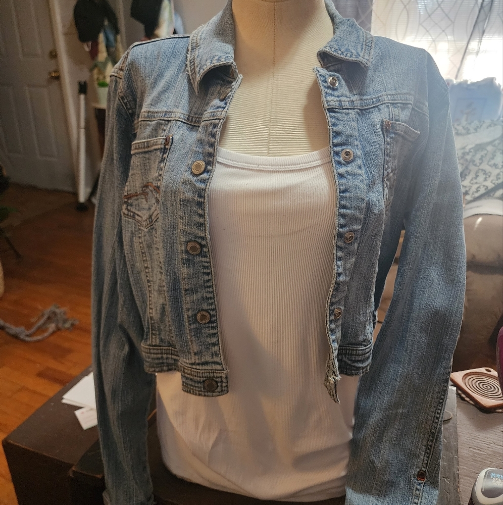 Limited Too Vintage 1987 Girls Denim Jacket, size XL